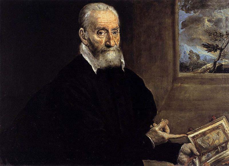 El Greco Portrait of Giorgio Giulio Clovio, the earliest surviving portrait from El Greco oil painting picture